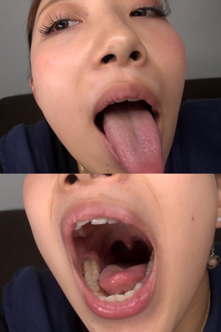 素人娘あずさちゃんの舌・口内自撮り（通常版＋３Ｄ）