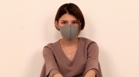 フェチ：【Hな雰囲気マスク美人保険外交員】♥mayumu♥(24)Coolな眼差しの先にはフィットマスクへの飛沫後の鼻水と泪